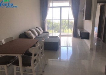 Căn hộ Habitat Bình Dương cho thuê nội thất giá tốt, 62 m2, 2 phòng ngủ, 2 WC tầng 12A View SG